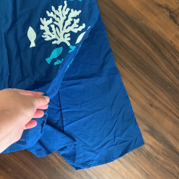 New Debbie Katz Agua Tunic Embroidered Beach Cover Up/ Dress - Picture 11 of 15